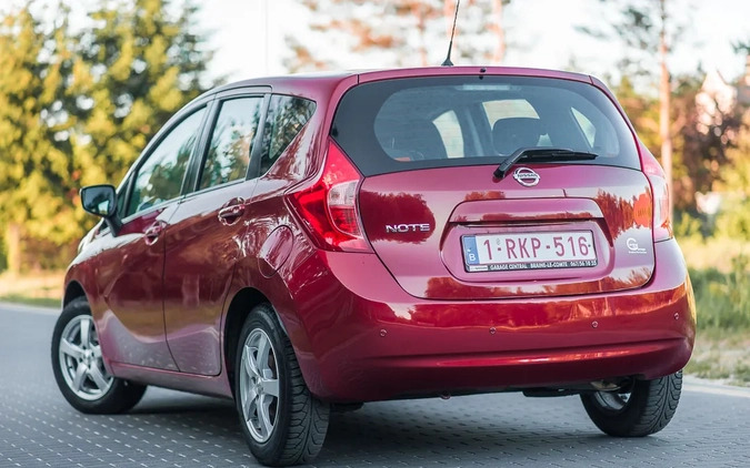 Nissan Note cena 36999 przebieg: 110987, rok produkcji 2016 z Rejowiec Fabryczny małe 781